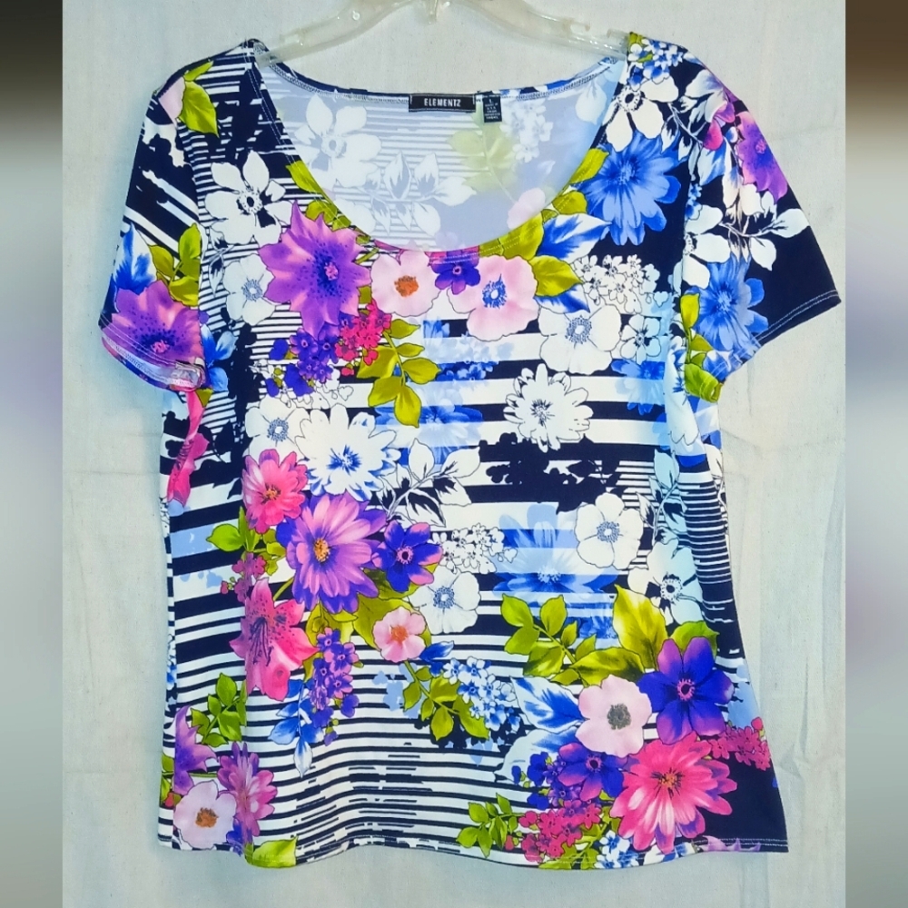 ELEMENTZ Floral Print Top